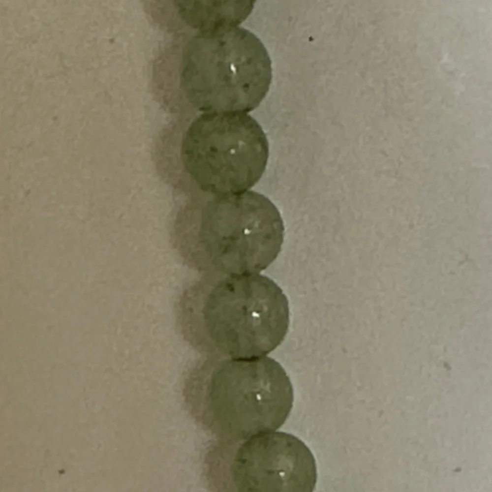 JADE real  Green 925 sterling silver  Necklace